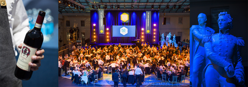 London corporate event photographer for black tie gala dinner